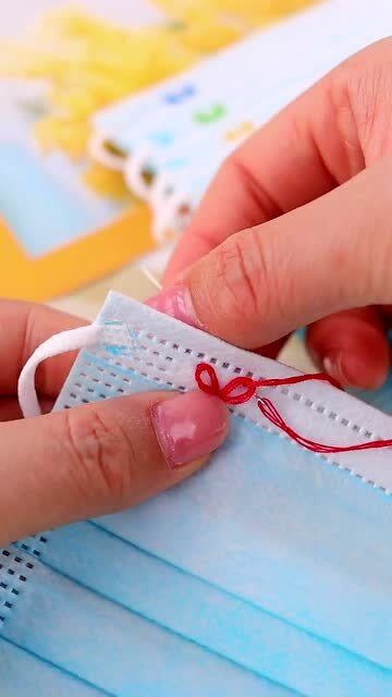 亲手绣几个爱心口罩,送给心上人!