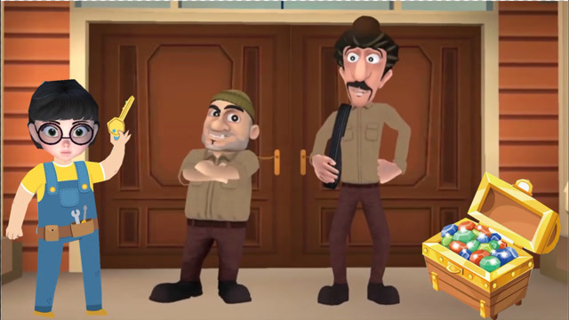 疯狂小偷:塔米画了一个假的宝藏地图,小偷真的上当了!