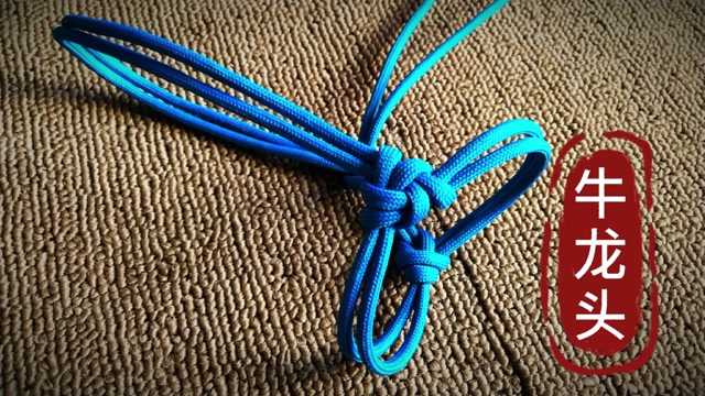 正宗的三花龙头结编法,套牛套马应学技能