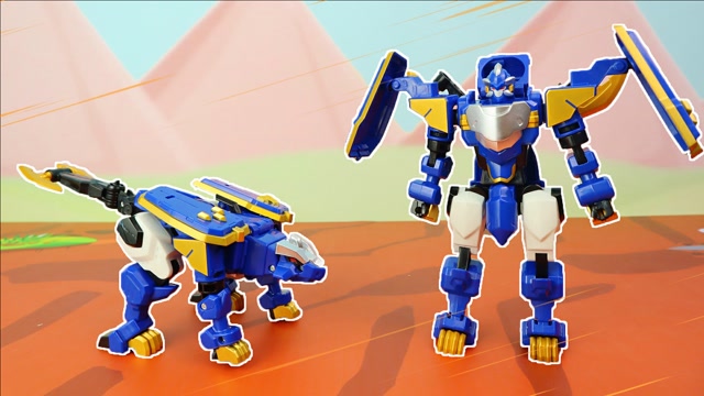 心奇爆龙战车4战龙合体之巨盾甲龙经典版