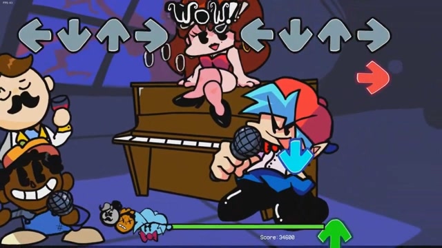 fnf周五夜放克:两个小屁孩都开始换皮肤了