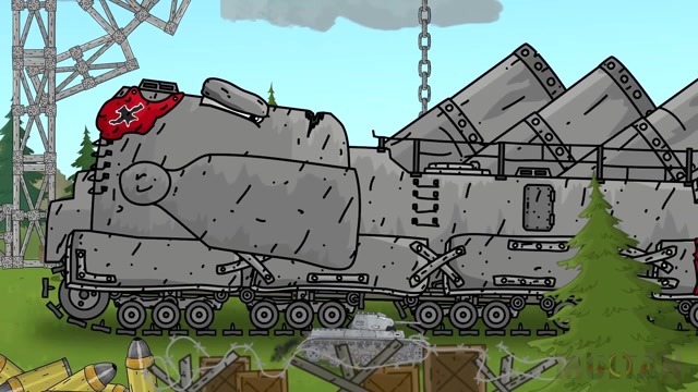 坦克世界动画:kv6泰坦