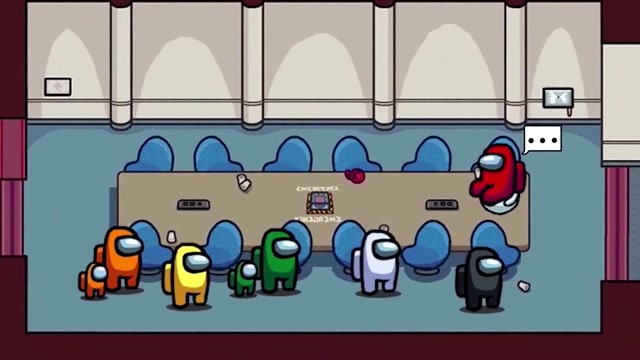 小夫太空狼人杀amongus小红在会议室大便拉完就跑