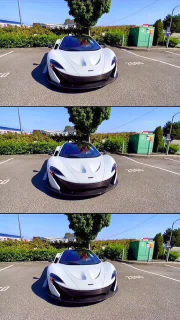 360度欣赏白色款迈凯伦p1,这颜值真的帅到我了