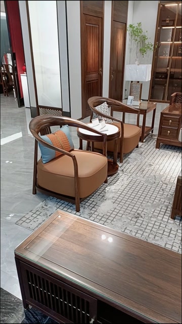 御宝坊新中式实木家具工厂出品