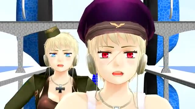 【aph/mmd】独娘和异色的pumping blood