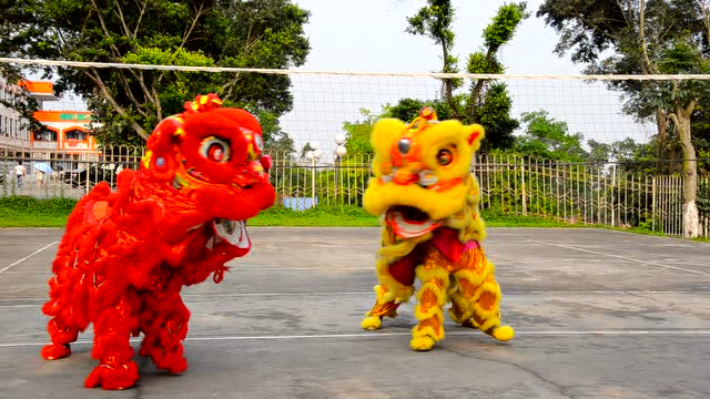 2016年海大醒狮队大头佛表演