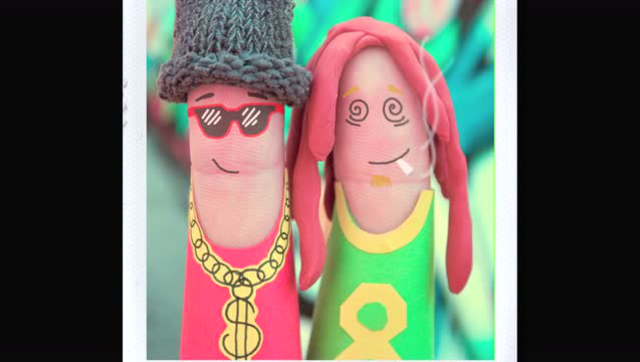 小小的手指画,栩栩如生又满满趣味性