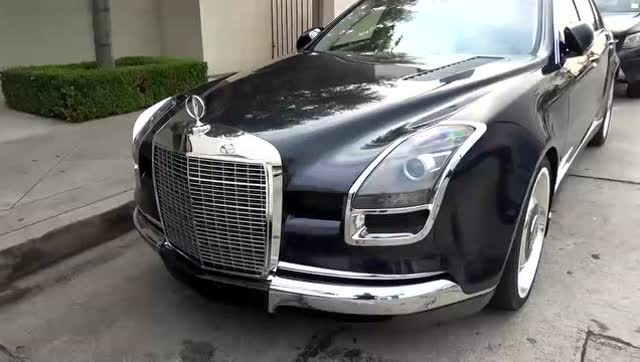 就这一台 街头实拍奔驰s600 royale