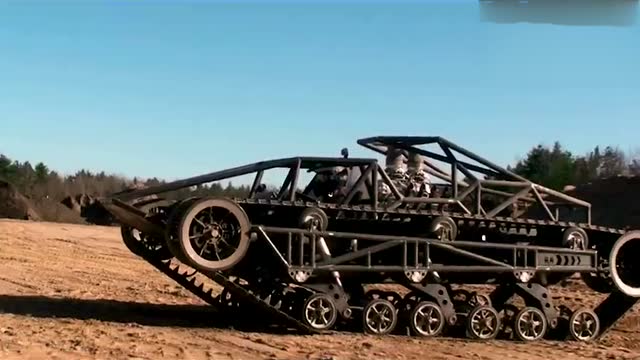 微型履带越野车,这不就是辆小坦克吗?
