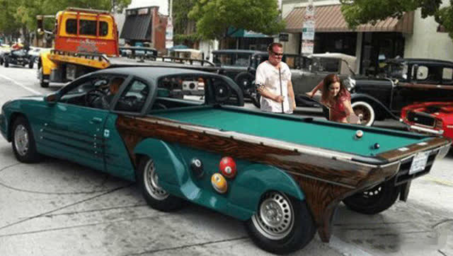 车载台球桌,又泡马子又赚钱,好生意
