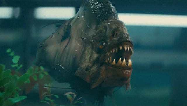 食人鱼饿疯了疯狂虐杀湖边度假游客三分钟看完食人鱼3d