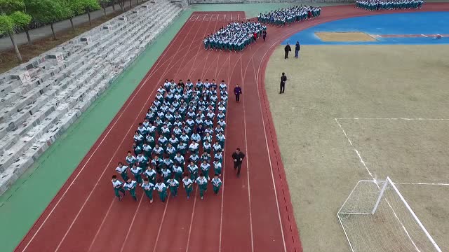 航拍翁源职中,龙仙二中2017年田径运动会