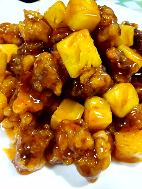 菠萝肉段的做法