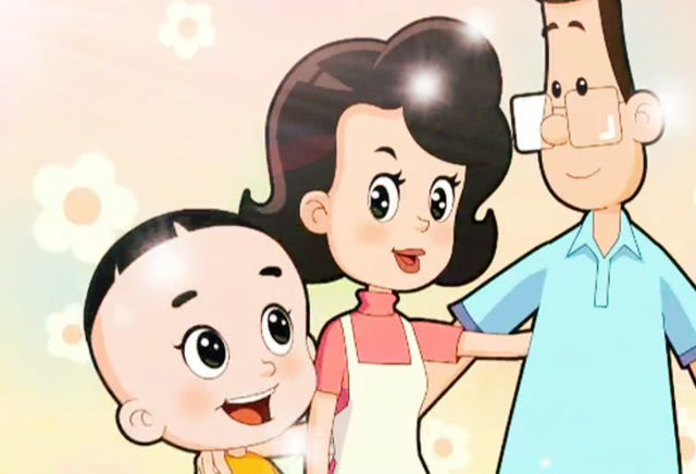 大头儿子小头爸爸巨人实现了大头的愿望一家人开心极了