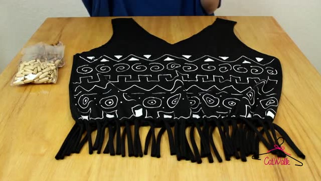 旧衣改造 不要的t恤手工diy一下就变成了一件时髦的包包