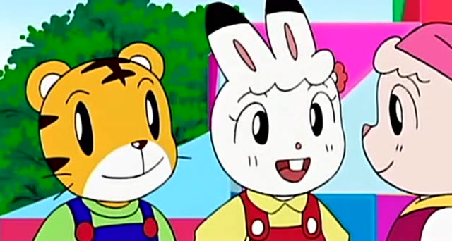 巧虎和朋友一起玩看美丽的花朵