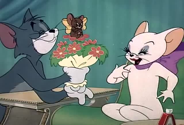 《猫和老鼠》汤姆为了追上有钱的女神费尽了心思