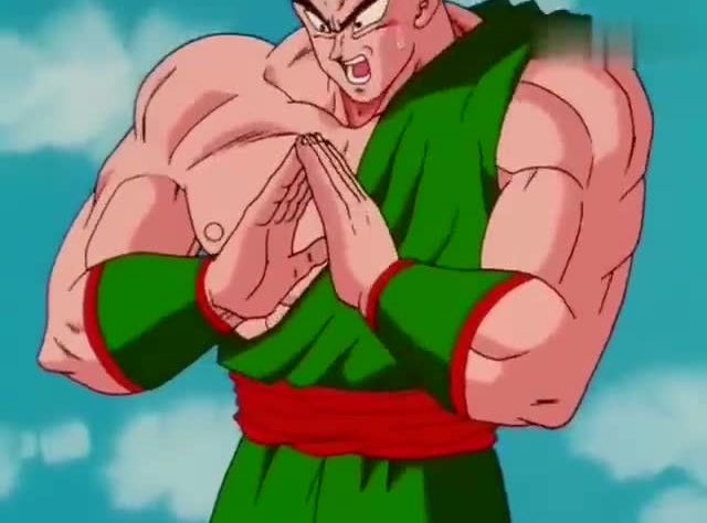 天津饭用新气功炮攻击沙鲁,都是为了救十八号阻止沙鲁变完全体!