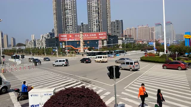 金星北路与银星路交叉十字路口