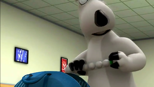 倒霉熊 乒乓球中的马龙熊.