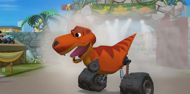 旋风战车队:恐龙大游行就要开始了,好热闹!