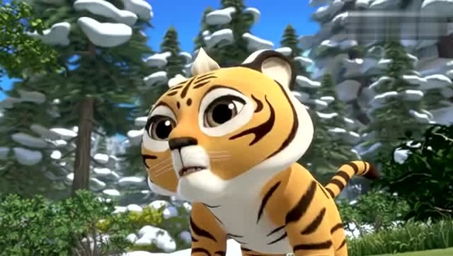 《熊出没》:小东北虎看见赵琳手里的照片,相信了赵琳!
