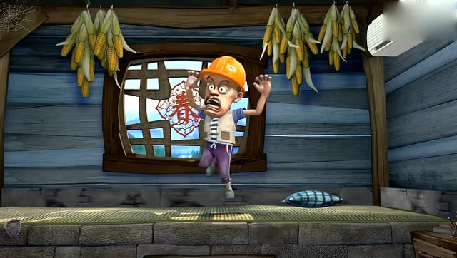 光头强的小屋,隐藏的小动物