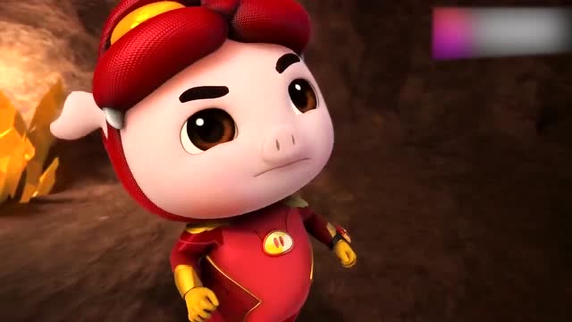 猪猪侠:嘟嘟怪样子太可爱了,超人强捂住猪猪侠眼睛说不能被迷惑