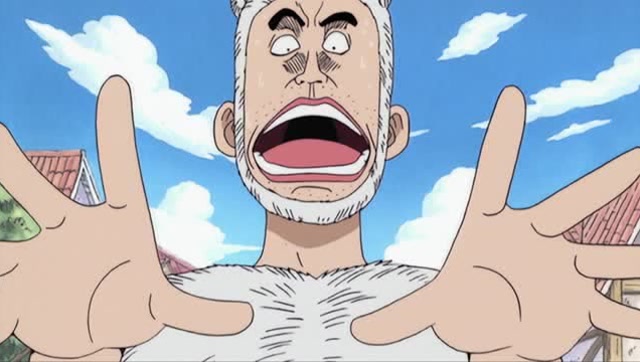 海贼王:路飞一击解决狮子利奇,摩奇见状赶紧道歉