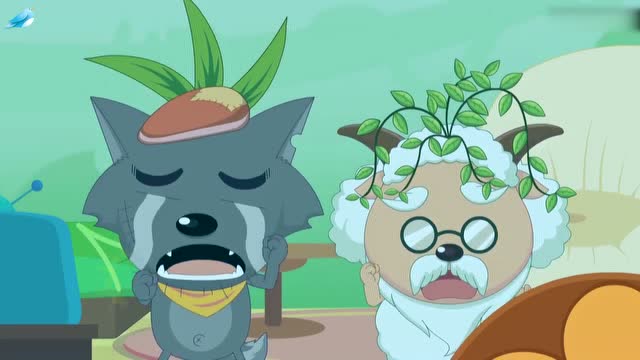 喜羊羊与灰太狼:羚羊王子睡在用云朵制成的床垫,枕头,被子上