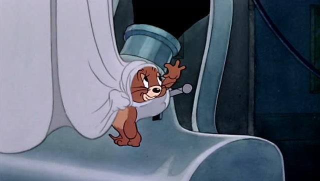 猫和老鼠:差点被自己吓死的白老鼠杰瑞