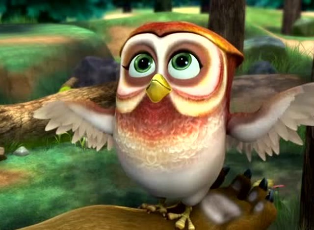 熊出没:有和小鸟突然从自己的家掉了来,幸好熊二把他救了