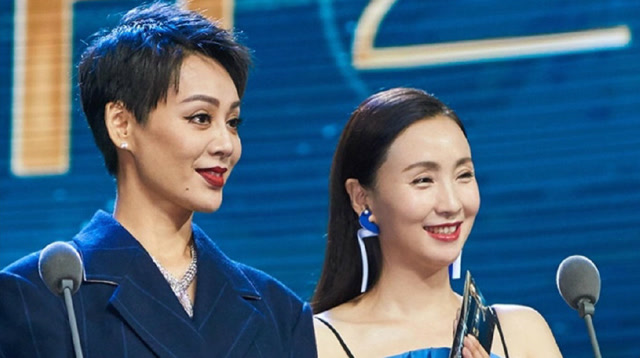 46岁的陶虹和宁静同框,造型气质差别巨大,网友:看的尴尬症都犯了