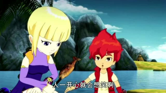 斗龙战士:洛小熠是不是对百诺有意思啊,专门烤鱼给她吃