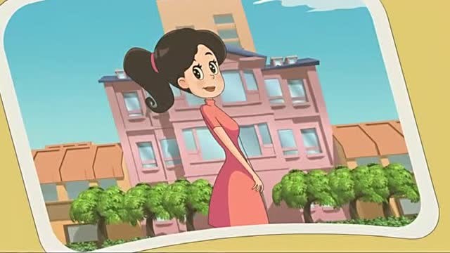 围裙妈妈年轻时候真瘦,那可不,我那时可是校花