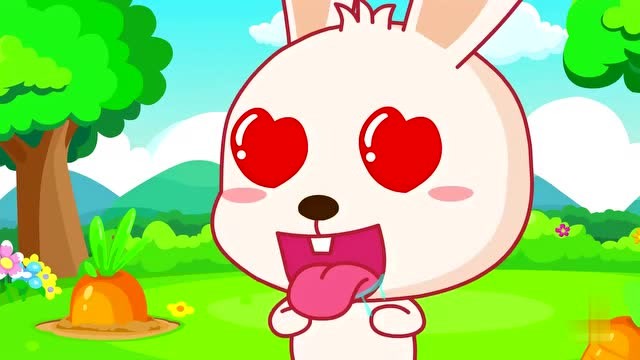 《宝宝巴士》哇,漫山遍野的胡萝卜,兔一一拔不动,谁来帮帮它!