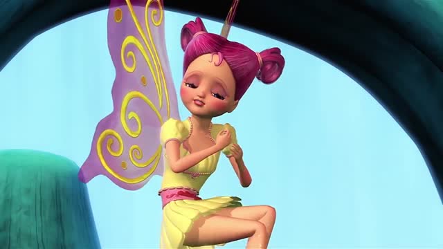 《芭比彩虹仙子之美人鱼公主》罗丽说爱丽娜算是有点漂亮