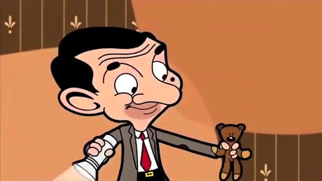 憨豆先生和他心爱的小熊!
