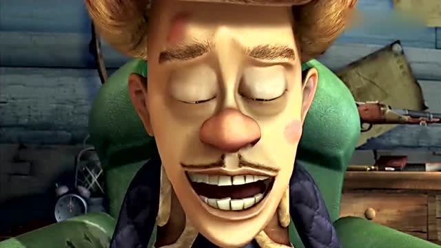 熊出没:光头强穿上厉害的火箭靴,可惜我们看不到,只有在梦里才有.