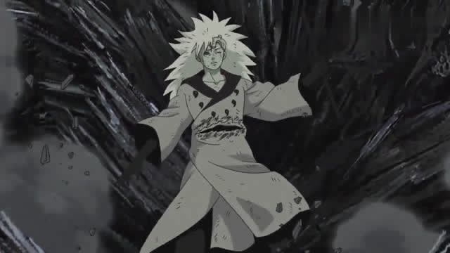 火影 鸣人开启十字眼暴揍六道斑 螺旋丸再升级砍断神树