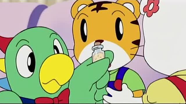 可爱巧虎岛:桃乐比也想遇到好事情,想借巧虎的沙子用一下