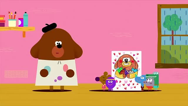 《嗨道奇》小朋友你们画的阿奇抱抱真的太棒了,画得真的很不错哦!