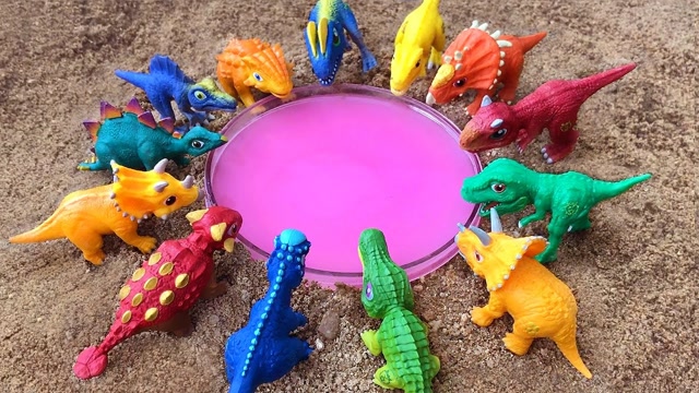 益智玩具:彩虹小恐龙爱游泳