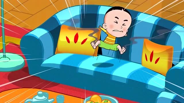 大头儿子小头爸爸:大头儿子的脚被新雨鞋跑的好臭啊