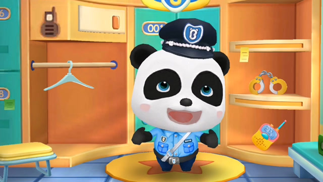奇奇当警察,帮妙妙找钥匙,宝宝巴士梦想职业