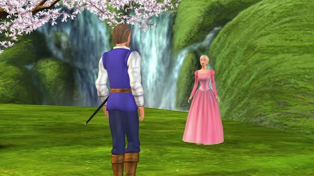 《芭比之长发公主》丽宝莎决定亲自找王子,她知道王子一直在等她