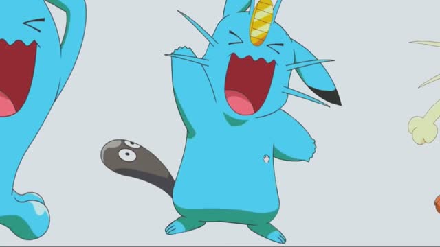 果然翁,皮卡丘,喵喵合体后会变什么样