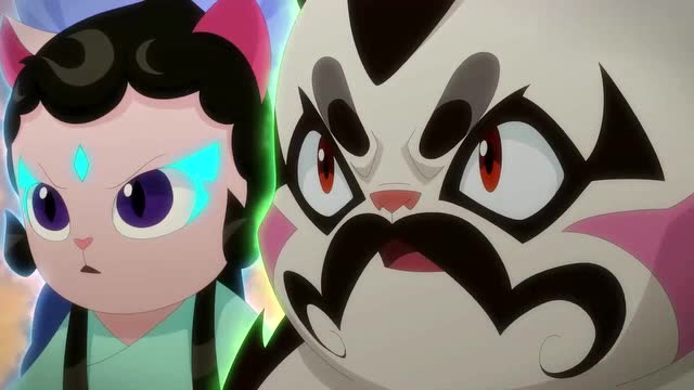 京剧猫:众猫苦战弹琴的魔化京剧猫,关键时刻白糖变不了身