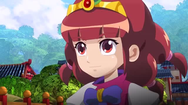 木奇灵之绿影战灵:没有比武大会比赛徽章守卫不让灵希公主发威了